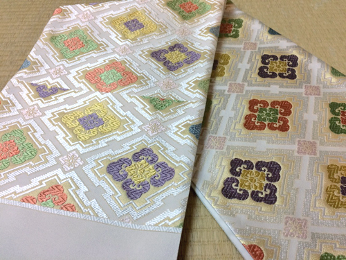西陣織の最高級メーカー「織文意匠 鈴木」のフォーマル袋帯が入荷 